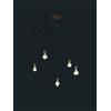 Trio Lighting CORD SOSPENSIONE RAGNO FILI REGOLABILI RAME ANTICO MAX H. 200 PER SINGOLO CAVO 5 LUCI ATTACCO E27
