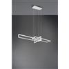 Trio Lighting SALINAS SOSPENSIONE LED 34W 4400lm, 4000K TRIPLO RETTANGOLO BIANCA DIMMERABILE CON INTERRUTTORE L. 110CM