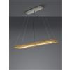 Trio Lighting BRAD SOSPENSIONE/MENSOLA LED LEGNO CON REGOLAZIONE INTENSITA' CON INTERRUTTORE L.100CM 1x 3400lm, 3000K DIMMERABILE