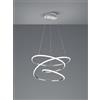 Trio Lighting BOLOGNA SOSPENSIONE LED 36W 5100lm, 4000K CROMO CON DIMMERAZIONE AD INTERRUTTORE D.50CM