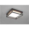Trio Lighting WITHAM PLAFONIERA LED 14W 1550lm, 2300+3000+4000K DA ESTERNO ANTRACITE CON REGOLAZIONE LUCE CALDA-FREDDA IP44 L.30 CM