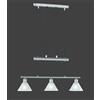 Trio Lighting STAMINA SOSPENSIONE YO-YO 3 CONI ATATCCO E14 VETRO L.66X14CM