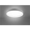 Trio Lighting ZETA PLAFONIERA LED 24W 2500lm, 2700 - 6500K DIFFUSORE BIANCO CON BORDO GRIGIO E BIANCO E TELECOMANDO MULTIFUNZIONE D.48,5CM DIMMERABILE