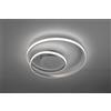 Trio Lighting ZIBAL PLAFONIERA LED 22W 2500lm, 3000K SPIRALE ALLUMINIO DIMMERABILE CON INTERRUTTORE D.40CM