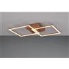 Trio Lighting TRAIL PLAFONIERA/APPLIQUE LED2 0W 2500lm, 4000K CAFFE' ORIENTABILE L. 60CM