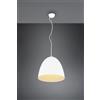 Trio Lighting TILDA SOSPENSIONE METALLO CUPOLA BIANCA D.40CM 1 LUCE ATTACCO E27