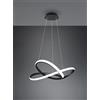 Trio Lighting COURSE SOSPENSIONE LED 27,5W 3150lm, 4000K CERCHIO INFINITO ANTRACITE D. 60CM DIMMERABILE