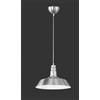 Trio Lighting WILL SOSPENSIONE PAGODA METALLO ACCIAIO SATINATO D. 36CM 1 LUCE ATTACCO E27