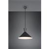 Trio Lighting ENZO SOSPENSIONE DOPPIO CONO METALLO NERO D. 35CM 1 LUCE ATTACCO E27