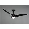 Trio Lighting Ventilatore ALESUND LED con regolazione intensità e temperatura nero opaco R67142132