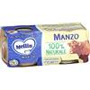 Mellin Omogeneizzato Di Manzo, Naturale, 80 g, Confezione da 24