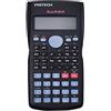 Pritech - calcolatrice scientifica (240 funzioni, 24 livelli di parentesi), colore grigio scuro, Stile FX-82MS