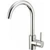 Crolla PRONTA CONSEGNA - SPEDIZIONE IMMEDIATA Miscelatore Cucina monocomando Cromato con bocca girevole 360 Gradi CROLLA 7780 CR GINGER
