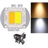 LedWekei 200W (bianco caldo 3200K + bianco freddo 6500K) Sorgente luminosa integrata COB SMD a doppio colore con LED, perline, chip LED, lampadina a LED per luci da palcoscenico a LED
