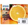 Epson - Cartuccia ink - 33XL - C-M-Y-K-K PH - C13T33574011 - C-M-Y 8,9ml - K 12,2ml - K PH 8,1ml (unità vendita 1 pz.)