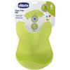 Chicco Easy Flex Bib Bavaglino rigido per bambini da 6 mesi verdi