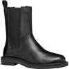 Geox D Serilda C, Stivale alla Caviglia Donna, Nero, 34.5 EU