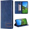 xinyunew Cover per LG V30 Pelle Premium Portafoglio Protezione Wallet Libro Flip Case Magnetica Supporto Custodia per LG V30 - Blu