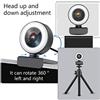 Tsadeer Webcam 1080P un Automatica con Microfono Videocamera per PC Webcam Full HD WebCam per Computer PC Skype OBS Steam