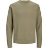 JACK & JONES Jprccspring Perfect Knit Crew Neck Maglione Lavorato a Maglia, Aloe, L Uomo