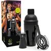 Leopold Vienna - Set cocktail Acolon 3 pezzi nero (shaker, colino, pipetta) set regalo