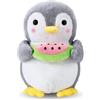 Wishstar Pinguino di peluche per bambini, peluche per coccolare e giocare, regalo di pinguino, Pudgy Penguins Plush per ragazze e ragazzi