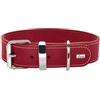 HUNTER AALBORG SPECIAL - Collare per cani in pelle, resistente, confortevole, 50 (S-M), colore: Rosso