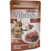 Croci Vibrisse Cibo umido in gelatina per gatti a base di Tonno e Manzo, alimento leggero e cotto al vapore, 1 busta da 70 g