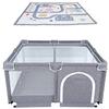 Fresh Baby Star Ibaby Box Bambini Pieghevole, Lettino Neonato da Viaggio Morbido, Lettino da Campeggio per Bambini Anti Scivolo, Lettino Neonato Portatile Sicuro e Antiribaltamento, Facile da Piegare/Assemblare
