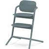 CYBEX Gold LEMO Seggiolone, Per Crescere Insieme a Voi, Da 3 a 99 Anni, Utilizzabile dalla Nascita con gli Attacchi Separati, Alluminio/Plastica, Stone Blue (Blu)