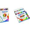 Giotto Stilnovo pastelli colorati in astuccio 36 colori + Turbo Color pennarelli in astuccio da 36 colori
