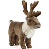 Living Nature Renna In Piedi, Peluche di Renna Morbido e Realistico, 26cm