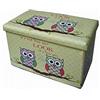 Biscottini Pouf Contenitore cassapanca L60,5xPR36,5xH36,5 - Scatola Porta Giochi Bambini - Portagiochi Bambini contenitori con Coperchio - Pouf Contenitore Giochi