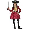 Fiestas GUiRCA Costume da piratessa per bambina età 7-9 anni