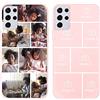 ZhuoFan Cover Personalizzata per Samsung Galaxy S21 Ultra 5G/S30 Ultra 6,8, Personalizzato Custodia con Foto Immagine Custom Case, Aesthetic Rosa Silicone Antiurto Personalizzabili Custodie