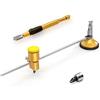 B BLOOMOAK Bloomoak Bussola Heavy Duty Tagliavetro Circolare con Manopola Rotonda Maniglia e Ventosa Regolabile Set di Strumenti Tagliavetro Diamantato 60 cm
