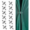 Yuqilin 12 Paia Calamite per Tende da Interno, Magnetico Tenda Pesi Rimovibile Fermatenda Tende Calamita Durevole Magneti Tende Pesi Magnetici Rotondi Tendaggi,per Camera Letto Soggiorno Bagno Ufficio