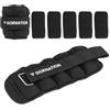GORNATION Pesi per Caviglia, Pesi per Polsi, Gambe e Braccia, Pesi regolabili da 1kg per migliorare l'allenamento della forza e dell'equilibrio, per Fitness, Allenamento, Resistenza - 1 paio