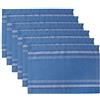 DII - Copritavolo a Righe, 100% Cotone, Chambray Blue, Placemat
