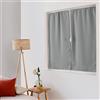 ED ENJOY HOME Enjoy Home — Basic Blackout Glass — Finitura Rod Pass — Finitura diritta — 100% poliestere — Tessuto certificato Oeko-tex — 60x120 cm — Colore grigio