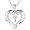 EUDORA Harmony Ball Iniziali Collane per Donne Ragazze, CZ Doppio Cuore Lettera T Ciondolo, Alfabeto Infinity Love Heart Collana Gioielli Regali per Figlia Moglie Mamma