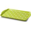 Zeal G203L Vassoio in melamina Dotty, 38 x 24 cm, Colore: Lime, Melammina