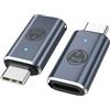 MoKo Adattatore da Lightning a USB C 2PZ, Adattatore iPhone a USB C per iPhone 16/16 Pro/16 PRO Max/iPhone 15 PRO Max Plus, Ricarica Rapida/Trasmissione Dati, Non per Auricolari/OTG, Grigio 35W