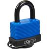 ABUS 24988 Padlock 70IB per uso esterno,acciaio inossidabile,alta protezione contro la manipolazione,digitato allo stesso modo 6401,blu