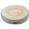 Feandrea Cuccia per Cani, a Forma di Ciambella, 60 cm, Grigio Chiaro PGW060G01