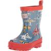 Hatley Printed Wellington Rain Boots Gummistiefel, Barca della Pioggia, Flying Aircrafts, 21 EU