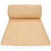 HEETA Runner da tavola in iuta naturale, al metro, 20 x 600 cm, ritagliabile, per diverse misure, decorazione da tavolo per feste in giardino, matrimonio