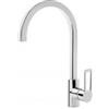 Crolla PRONTA CONSEGNA - SPEDIZIONE IMMEDIATA Miscelatore Cucina monocomando canna quadra Cromato con bocca girevole 360 Gradi CROLLA 7736 CR JACOB