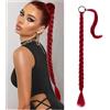 Wekuw Coda Finta Capelli Capellis Finti Codas Extension Codas Extension Capell Coda Coda di Cavallo Trecce Capellis Treccia Capelli (Borgogna)