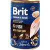 Brit Premium by Nature 6 x 400 g umido per cane - Pesce